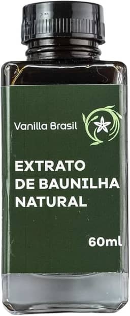 Vanilla Brasil, Extrato De Baunilha Natural Vanilla Brasil 60 Ml Zero Açúcar