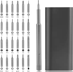 Kit Conjunto De Chaves De Fenda De Precisão 25 Em 1 Conjunto De Chaves De Fenda Magnéticas Kit De Ferramentas De Eletrônico Para Laptop, Iphone, Computador, Ps, Xbox, Celular, Macbook, óculos, Relógio