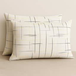 Kit 4 Fronhas Avulsas de Malha Estampada 100% Algodão COZZILAR - Conforto, Maciez e Elegância para Seu Quarto (Modelo 10)