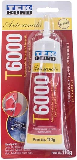 Cola Permanente P/Artesanato Tekbond T6000 110g Blister - 24357011002