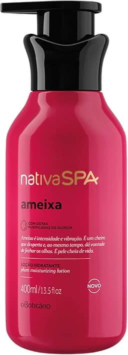 Hidratante Loção Nativa Spa Ameixa Desodorante Corporal 400m