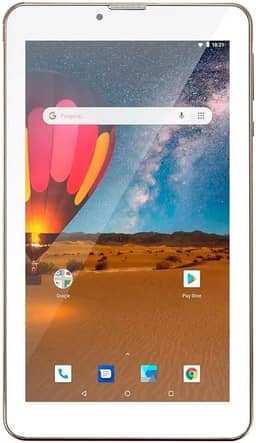 Tablet Multilaser M7 3G Plus Dual Chip Quad Core 1 GB de Ram Memória 16 GB Tela 7 Polegadas Dourado – NB306