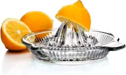 Espremedor De Frutas Limão Laranja Extrator Manual Em Vidro