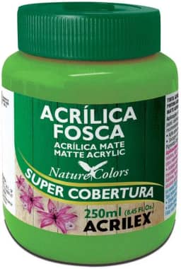 Tinta Acrílica Fosca - Nature Colors Acrilex 250 ml Verde Folha - 510