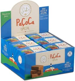 Paçoca Especial Zero Sinta+ - Display 24 Unidades 20g, Zero Açúcar, Sem Glúten e Lactose - Feita com Amendoim Selecionado, Kit com 24 Paçocas