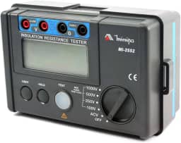 Megômetro Para Teste Resistência De Isolação Cat3 600V Mi2552 Minipa