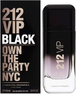 Perfume masculino 212 Vip Black Carolina Herrera
