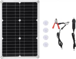 18V 20W Solar Semi Flexível, Placa de Carga Solar Monocristalina, Materiais Eva para Carro Rv Iate Barco