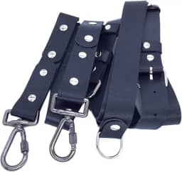 BaotyJie Alça de Arnês para Câmera Dupla, Alça para Câmera, Fotógrafos, Duas Câmeras DSLR/SLR, Alça de Ombro Dupla, Alça para Câmera Confortável, preto