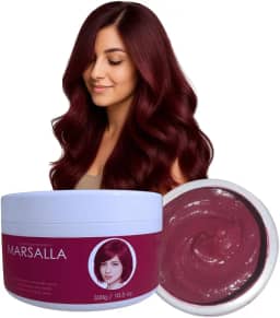 Máscara Tonalizante Marsala Sem Amonia 300g Resultado 100% Natural com Hidratação