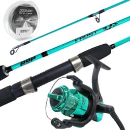 Kit de Pesca Frost, Vara 1,80m 25Lbs, Molinete 3000 6Kg, Linha Dourado Platinum