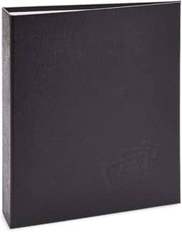 Álbum de fotos Ical, encadernação tradicional, para 200 fotos 10x15cm - envelope plástico transparente - linha Cores - modelo preto texturizado - 164