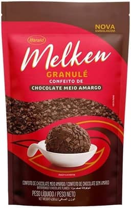 Chocolate Granulado Meio Amargo Granulé 400G Melken Harald