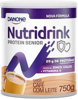Nutridrink Suplemento Adulto Protein Senior Café Com Leite Danone Nutricia 750G