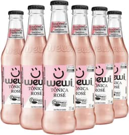 Água Tônica Rosé 255ml pacote com 6 unidades