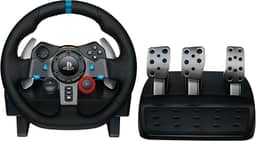Volante e Pedais Logitech G29 Driving Force com Force Feedback para PS5, PS4, PS3 e PC