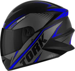 CAPACETE FECHADO PRO TORK R8 AZUL TAM. 58 VIS. FUMÊ