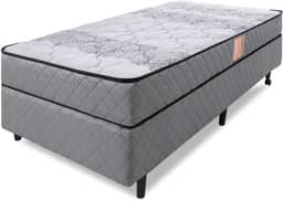 Cama Box Colchão Solteiro Firme Espuma D33 Antialérgico Certificado 88x188x51cm - BF Colchões