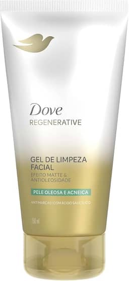 Dove Regenerative Gel de Limpeza Facial Efeito Matte & Antioleosidade 150ml