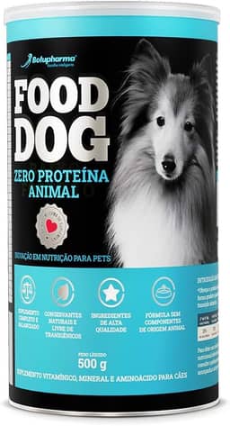 Suplemento FOOD DOG ZERO PROTEINA ANIMAL 500G-Botupharma