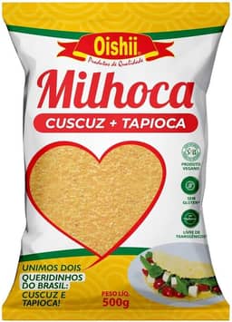 Milhoca Tapioca de Milho Oishii Pacote 500g