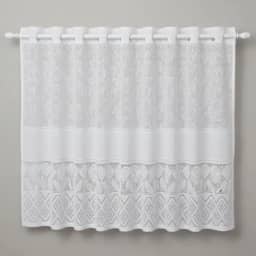 Cortina de Pia Renda Tulipa Branca – 0,80x1,50m