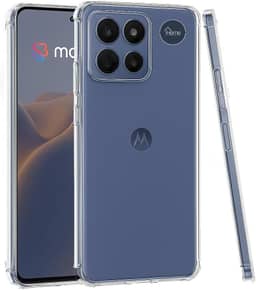 Capa Case PREMIUM TPU Transparente Compatível Motorola Moto Edge 60 e Moto Edge 60 Fusion Anti Impacto Shock Choque Alta Proteção