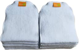 Kit 10 Absorventes para fralda ecológica - Duas camadas em Melton