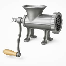 TNT Moedor De Carne Manual de Ferro Fundido Com Acessórios Nº 12 Para Hamburguer