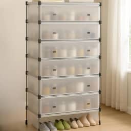 Sapateira Organizador Vertical com 6 Gavetas Multiuso