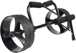 CHENGNAN Carrinho de caiaque de aço inoxidável e carrinho de canoa dobrável para transporte de caiaques, barcos, transporte de paddleboard, estilo [B]