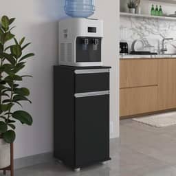 Armário para Bebedouro Multiuso com Gaveta e Porta Cozinha (preto)