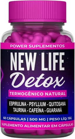 New Life Detox 60 Cápsulas