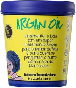 Argan Máscara de Hidratação 230g , Lola Cosmetics