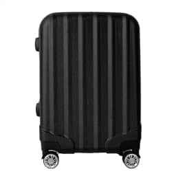 Mala de Viagem de Bordo Silent Noronha 10kg - Padrão ANAC | Rígida em ABS | 4 Rodas Duplas 360° | Cadeado Numérico Integrado | Leve e Resistente (Cor Preto)