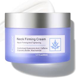 Creme firmador para o pescoço - para rugas na pele, tratamento firmador e levanta o pescoço, antienvelhecimento sustentável, livre de fragrâncias não tóxicas, cuidados com o corpo 1,7 FLoz.