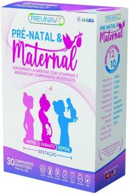 Previnavit Pré-Natal & Maternal - 30 Comprimidos - IDN Labs