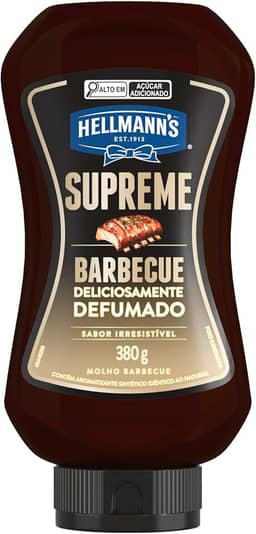 Molho Barbecue Defumado Hellmann's Supreme Squeeze 380g