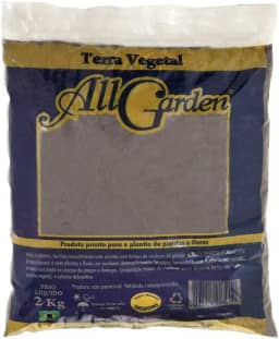 All Garden Terra Vegetal Adubo para Plantio e Replantio de Plantas em Geral