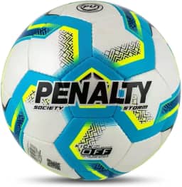 Bola Penalty Storm XXIII Society Branca e Azul
