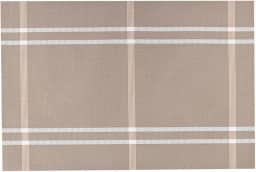 Mimo Style Lugar Americano Retangular Xadrez na Cor Bege 45x30cm para Mesa, Cozinha e Sala de Jantar - Ótimo para Churrasco, Festa e Feriados - Moderno Sofisticado Sustentável e Ecológico