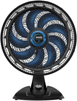 Ventilador de Mesa Arno X-TREME 9 40cm com Repelente VE95, 160W, 9 Pás, 3 Velocidades, Função Repelente, Oscilação 80º, Modo Sono Tranquilo, 110V