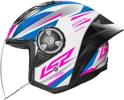 Capacete Moto Ls2 Aberto Airflow 2 Of616 Spoiler Draze Rosa