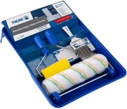 Rolo De Pintura, Pinceis Tigre, Kit Anti Respingo, 5 Peças Multiuso