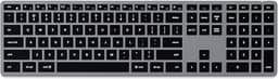 Satechi Teclado Slim X3 Iluminado Bluetooth Keypad Numérico - Teclas Iluminadas e Sinc Varios Dispositivos - Para M2/ M1 MacBook Pro/Air, M2/ M1 iPad Pro/Air, M2 Mac Mini, iMac M1 (Cinza Espacial)