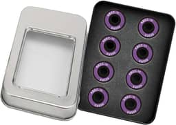 Almencla Rolamentos de cerâmica para skate de velocidade com blindagem 608 RS ABEC-11 Conjunto de 8 unidades para patinetes de skate.