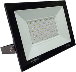 Refletor Led Eco Smd 100w Holofote Slim Branco Frio 6500k Iluminação