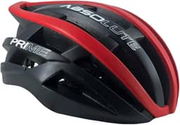 Capacete Ciclismo Absolute Prime-pretovermelho-58-61 cm