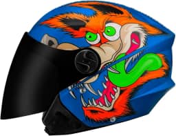 Capacete Moto Aberto New Liberty Three - Coyote Fosco 60 Azul Fosco Tam. 60