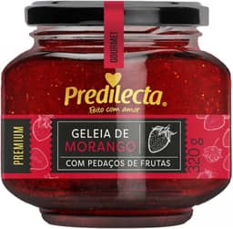 GELÉIA DE MORANGO PREMIUM PREDILECTA VIDRO 320g